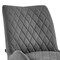 Armen Living Panama 30" Bar Height Bar Stool in Charcoal Fabric and Black Finish LCPMBACH30 - alternate 5